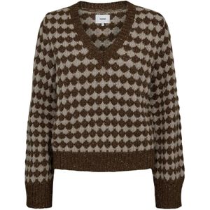 NÜMPH Trui 'Bila'  bruin / donkerbruin