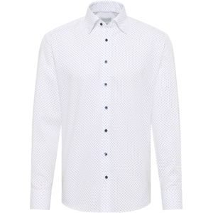 Eterna - MODERN FIT - Overhemd - Wit - Lange Mouwen - NON IRON