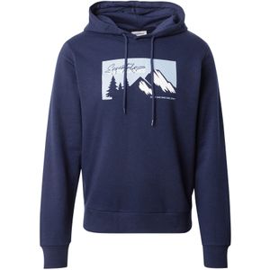 Jack & Jones - Hoodie - Marineblauw - Katoen