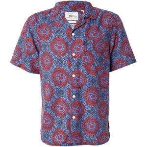 LEVI'S ® Overhemd 'Short Sleeve Sunset Standard Camp Shirt'  blauw / groen / rood