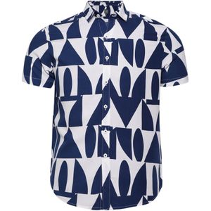 Campus Sutra Overhemd 'Nolan'  marine / wit