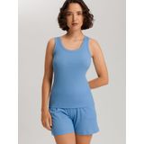 Hanro, Dames, Nachtkleding & Lounge, Blauw, Maat: XS Katoen,