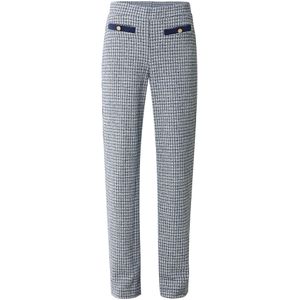 MEXX Broek  blauw / zwart / offwhite