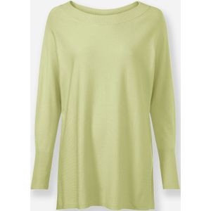 Gebreide Trui - Pistache - 42% Viscose, 30% Lyocell, 28% Polyester