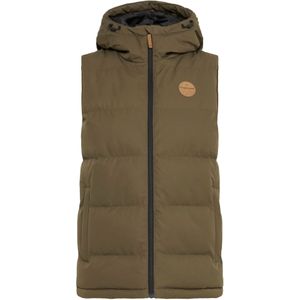 North Bend Sportbodywarmer 'Elena'  lichtbruin / kaki