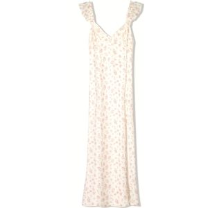 Bershka Zomerjurk  ecru / pink