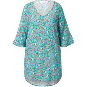 MIAMODA Tuniek  turquoise / bruin / pink