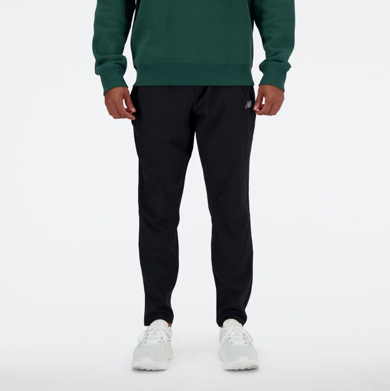 New Balance - Ac Tapered Pant - Broeken - Zwart