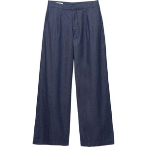 Pull&Bear Bandplooi jeans  donkerblauw