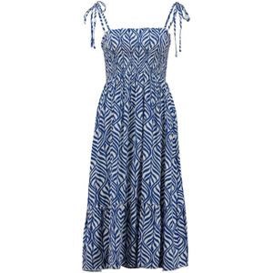 Hailys Zomerjurk 'Sa44lly'  blauw / wit
