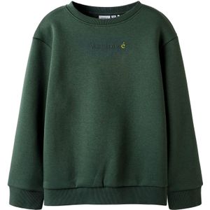 Sweatshirt - Regular Fit - Geborstelde Sweatstof - Lange Mouwen - Ronde Hals