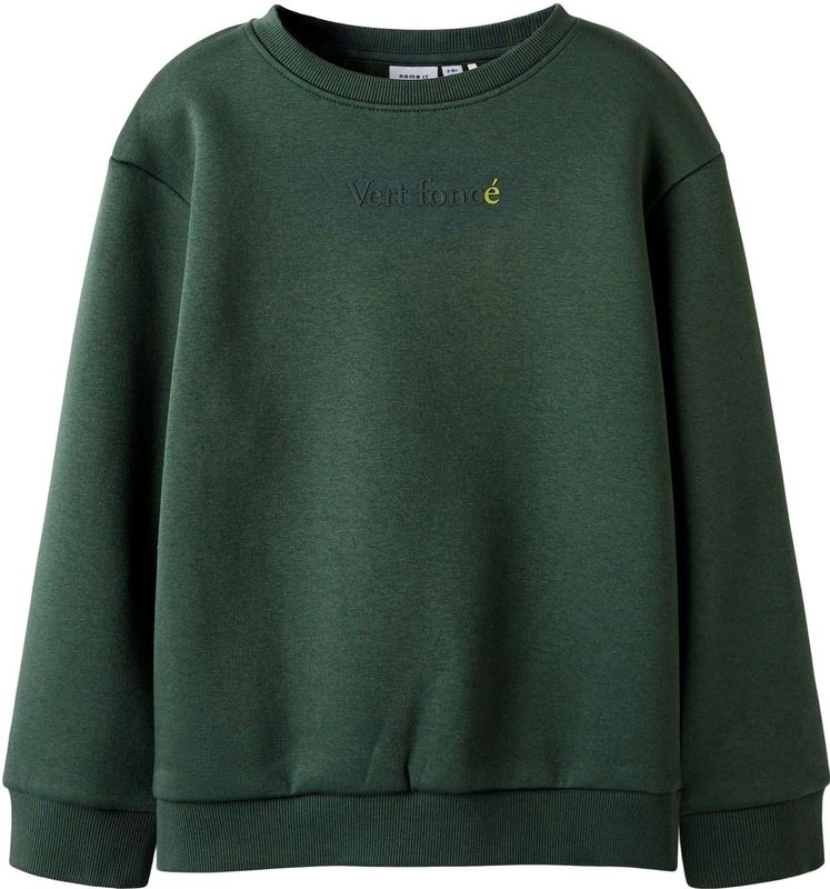 Sweatshirt - Regular Fit - Geborstelde Sweatstof - Lange Mouwen - Ronde Hals