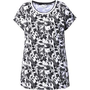 MIAMODA Shirt  zwart / wit