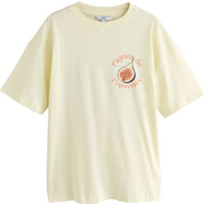 Next Shirt  pasteelgeel / groen / appel / violetblauw