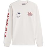 TOMMY HILFIGER Shirt 'MODERN ATHLEISURE'  navy / rood / offwhite