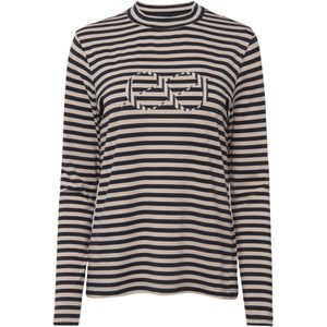 LAURASØN Shirt  beige / marine