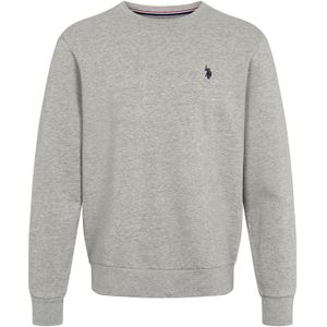 U.S. POLO ASSN. Sweatshirt 'Hugo'  grijs / zwart
