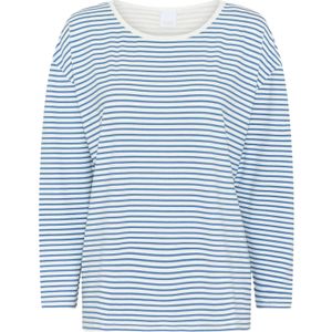 CCDK Copenhagen Slaapshirt 'Britt'  blauw / wit