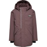 Hummel - Sportjas - Donkerbruin - Met Capuchon - Normale Pasvorm