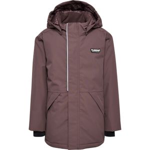 Hummel - Sportjas - Donkerbruin - Met Capuchon - Normale Pasvorm