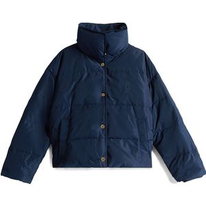 TOMMY HILFIGER - Tussenjas - Marine - Gewatteerde Jas - Licht Gevoerd