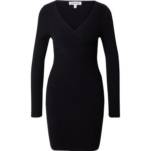 EDITED Gebreide jurk 'Amely'  zwart