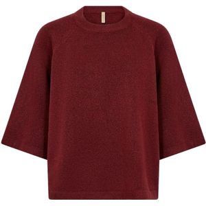 Soyaconcept Trui  rood gemêleerd