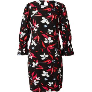 Wallis Jurk  rood / zwart / wit