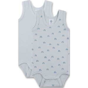 Sanetta Rompertje/body  blauw / pastelblauw