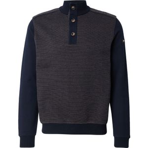 bugatti Sweatshirt  beige / navy / bruin