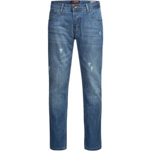 Alessandro Salvarini Jeans 'Carlo '  blauw denim / bruin