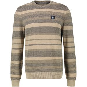 Lerros - LERROS - Gebreide Pullover - Tender Beige Melange - 100% Katoen