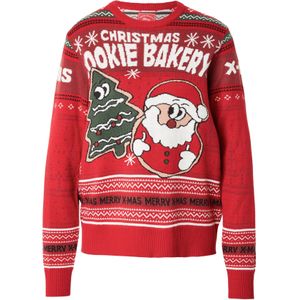 Sublevel Trui  spar / rood / bordeaux / wit