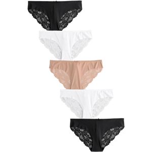 Next Slip  nude / zwart / wit