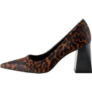 Next Pumps  chocoladebruin / oranje / zwart