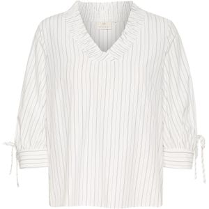 Kaffe Blouse 'KA Tara'  grafiet / wit