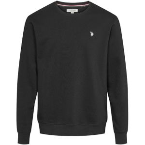 U.S. POLO ASSN. Trui 'Tais'  zwart / wit
