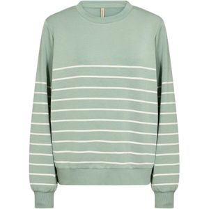 Soyaconcept Trui 'BARNI 25'  groen / wit