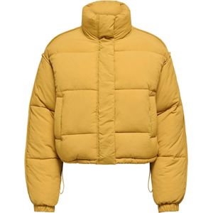 Onlellie - Puffer Jacket - Hoge Hals - Lange Mouwen - Winddichte Stormmanchetten