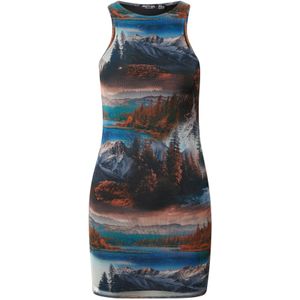 Nasty Gal Jurk  blauw / gemengde kleuren