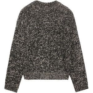 MANGO Trui 'Clorets'  antraciet / lichtgrijs