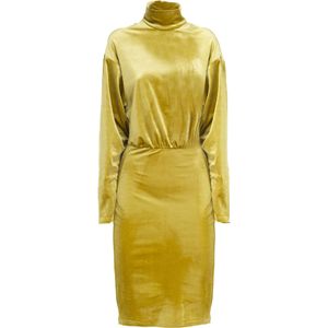 Influencer Jurk  geel