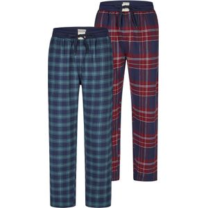 Phil & Co. Berlin Pyjamabroek  navy / gemengde kleuren / bloedrood