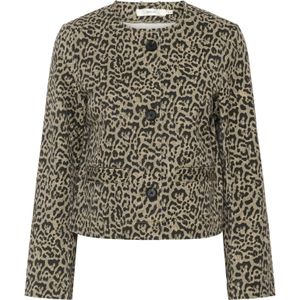 InWear Tussenjas 'NeomaIW'  cappuccino / kaki / donkergroen