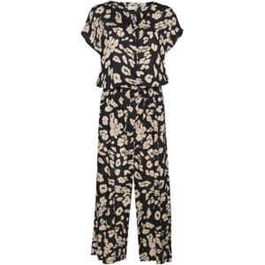 Kaffe Jumpsuit 'Beathe'  beige gemêleerd / zwart