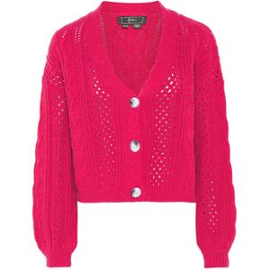 faina Gebreid vest  cyclaam