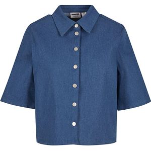 Noisy may Blouse 'NMNicki'  blauw denim