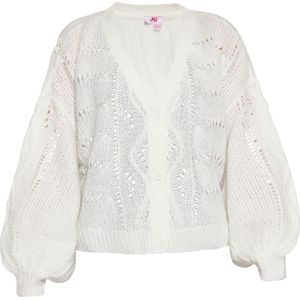 MYMO Gebreid vest  wit