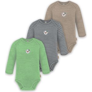 normani Rompertje/body 'Auckland'  grijs / taupe / rookgrijs / kiwi