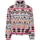 ONLY Trui 'ONLJANNE'  bruin / grijs / grafiet / oranje